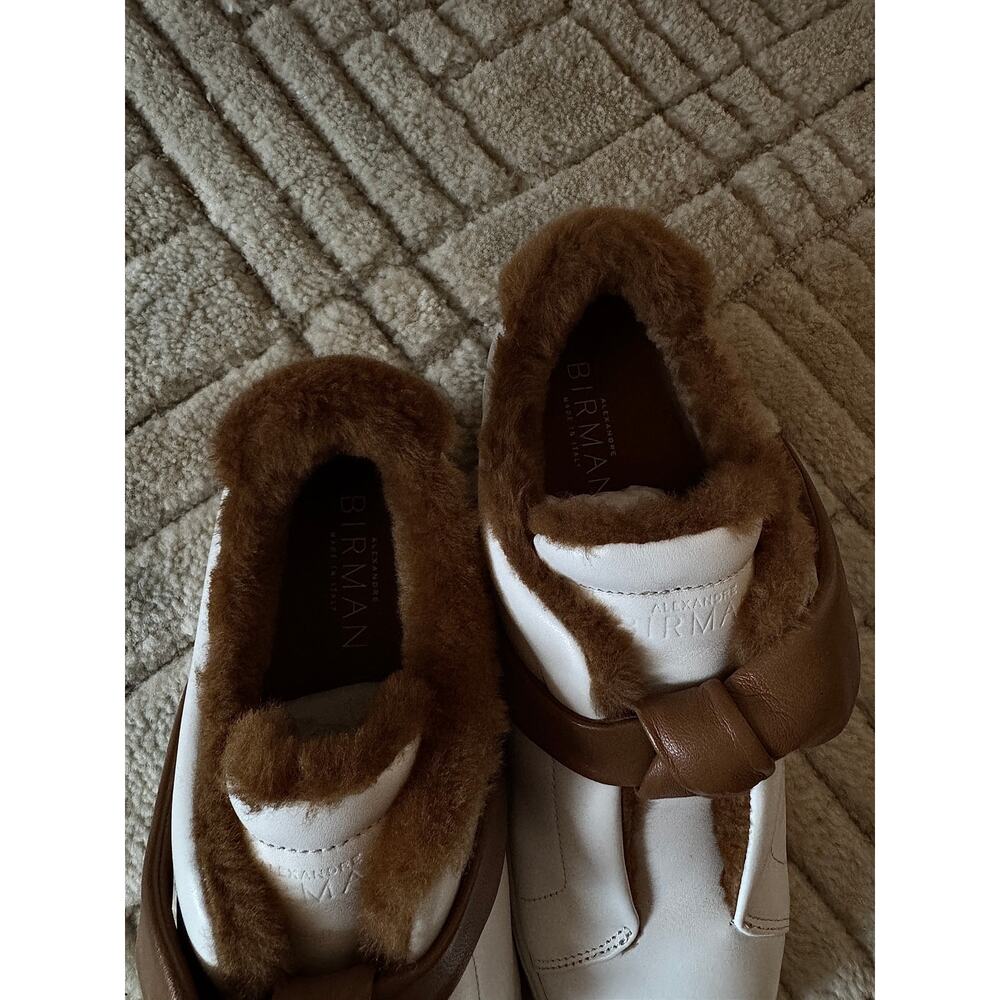 Alexandre Birman Clarita Sneaker Shearling Cognac - Picture 3 of 5